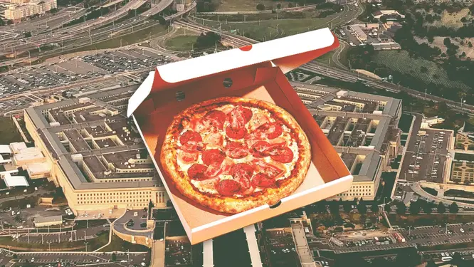 Pentagon yakınlarında artan pizza siparişleri, krizlerin erken göstergesi olarak dikkat çekiyor.